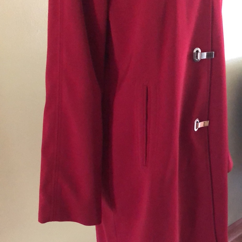 🔥LIKE NEW🔥 Towne by London Fog Women’s Hooded Trench Raincoat - Picture 3 of 9